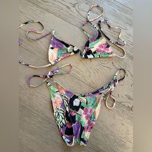 Floral Multicolor Bikini Set